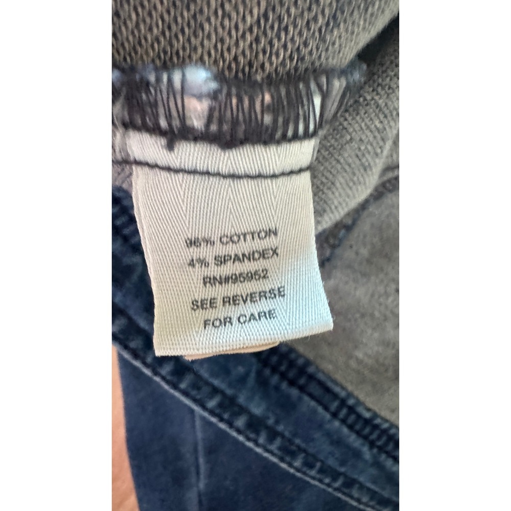 Mudd Girls Blue Denim Jacket Size 14 Medium Wash Stretch Button Front‎ Trucker - Picture 3 of 4